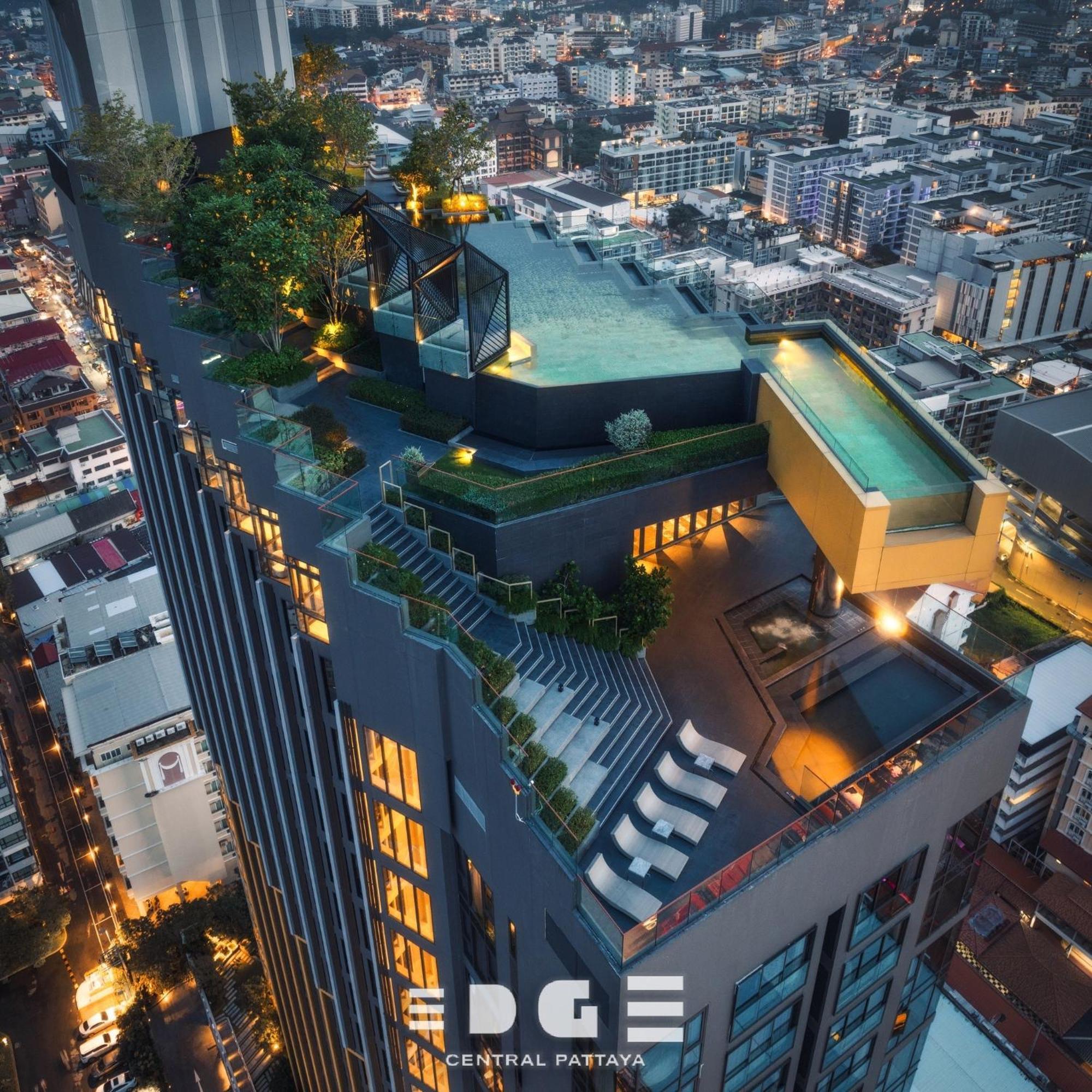 Edge Central Pattaya Sea View High Floor 23,26 Bagian luar foto
