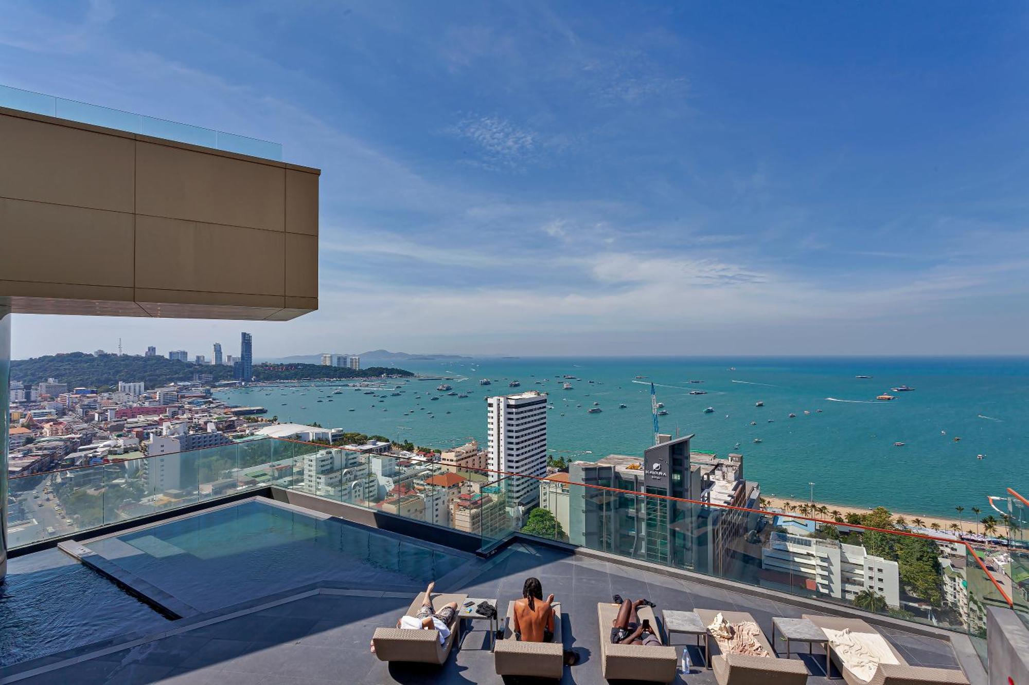 Edge Central Pattaya Sea View High Floor 23,26 Bagian luar foto
